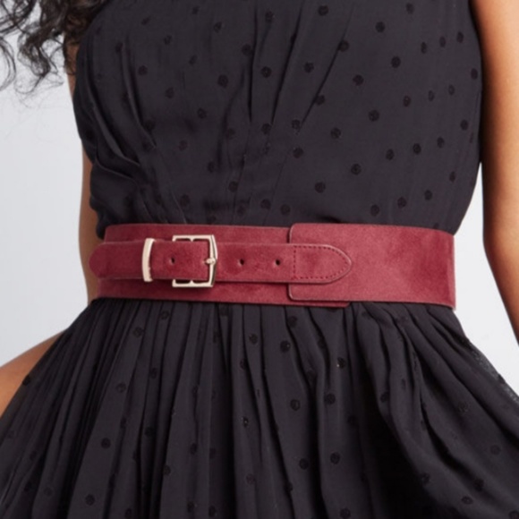Modcloth Accessories - Modcloth | Plus Size Burgundy Belt